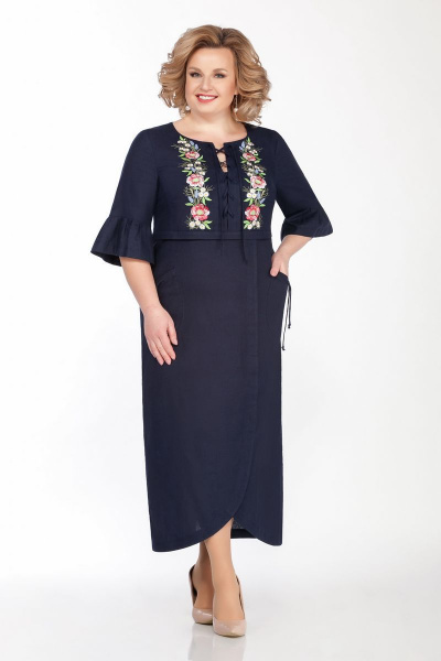 Платье LaKona 1285 синий - фото 1