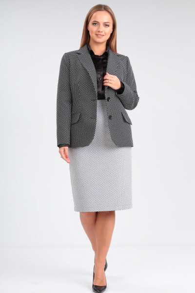 Классическая юбка-карандаш из вискозы для офиса Angelina & Сo 927 - фото 4