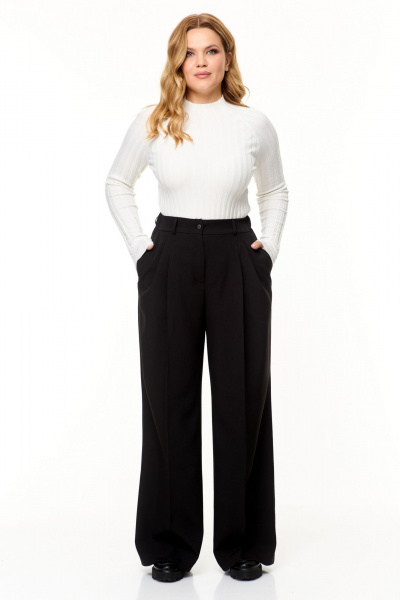 Классическая юбка-карандаш на подкладке из вискозы с высокой посадкой Abbi 2007 черный - фото 7