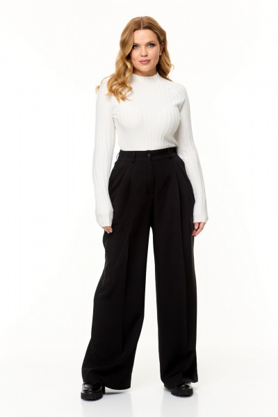 Классическая юбка-карандаш на подкладке из вискозы с высокой посадкой Abbi 2007 черный - фото 6