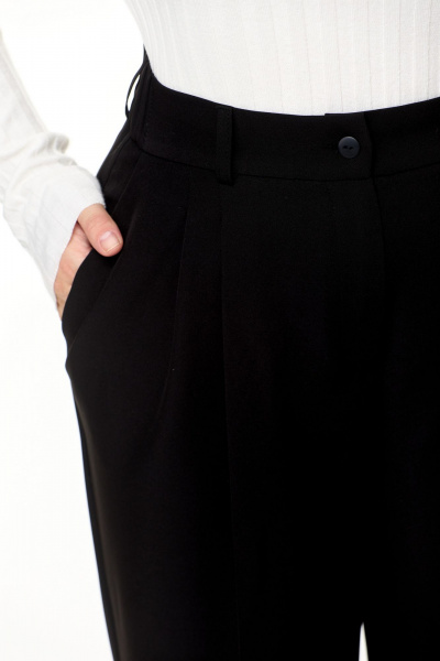 Классическая юбка-карандаш на подкладке из вискозы с высокой посадкой Abbi 2007 черный - фото 5