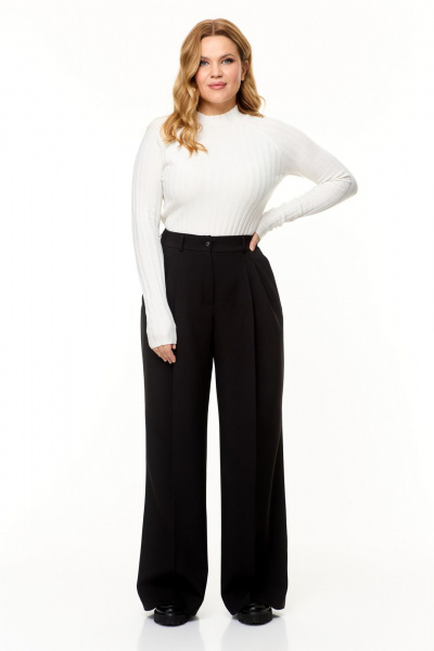 Классическая юбка-карандаш на подкладке из вискозы с высокой посадкой Abbi 2007 черный - фото 4