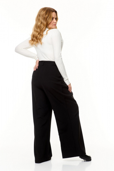 Классическая юбка-карандаш на подкладке из вискозы с высокой посадкой Abbi 2007 черный - фото 2