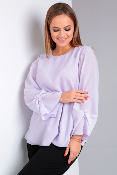 Блуза Таир-Гранд 62365 лаванда - фото 6