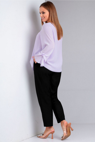 Блуза Таир-Гранд 62365 лаванда - фото 4