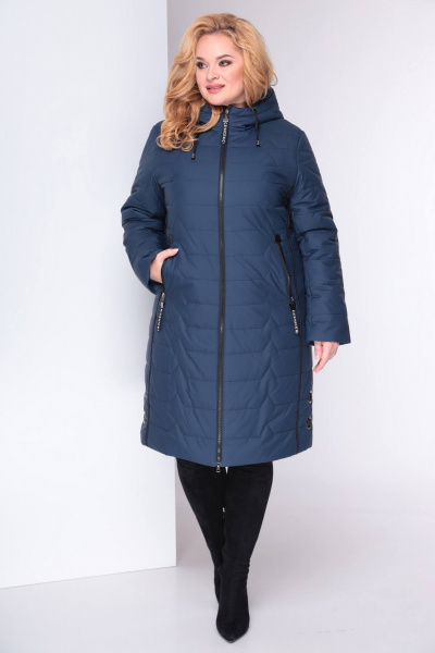 Пальто Shetti 2027/1 синий - фото 7