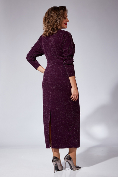 Платье VI ORO VR-1101 баклажан - фото 12