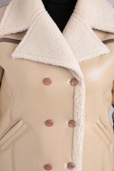 Дубленка Celentano 2052.1 бежевый - фото 16