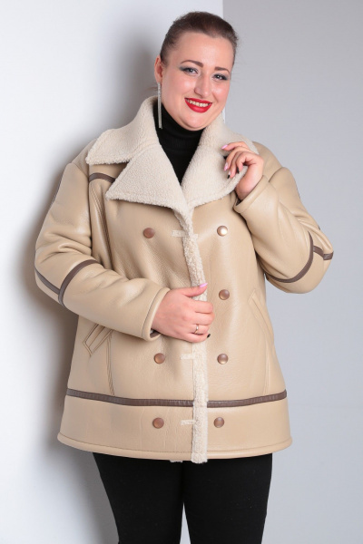 Дубленка Celentano 2052.1 бежевый - фото 13
