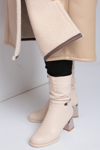 Дубленка Celentano 2053.1 бежевый - фото 15