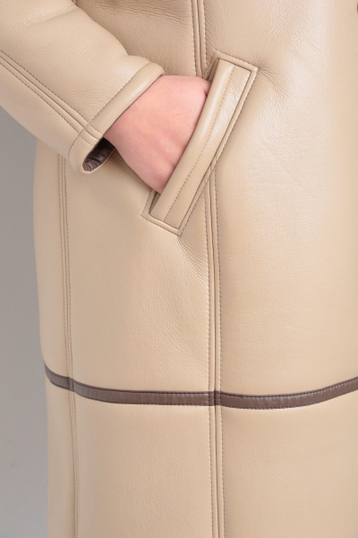 Дубленка Celentano 2053.1 бежевый - фото 13