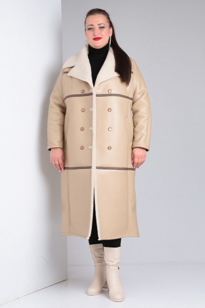 Дубленка Celentano 2053.1 бежевый - фото 6