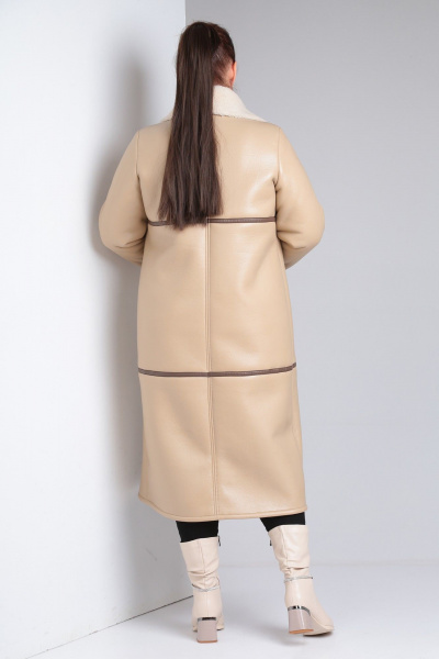 Дубленка Celentano 2053.1 бежевый - фото 4