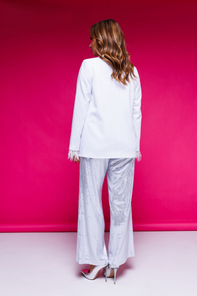 Жакет AURA otd 1085 белый - фото 6