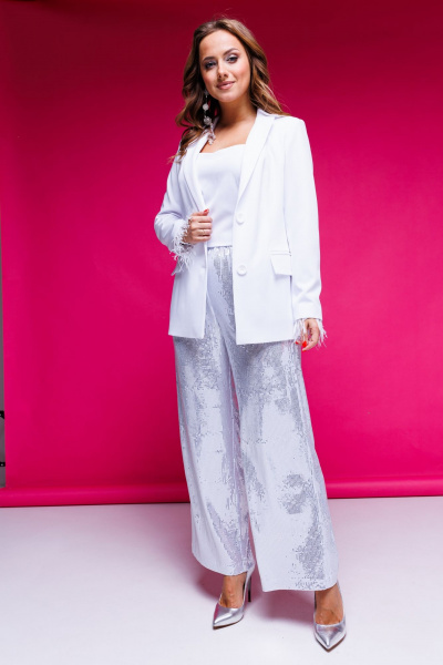 Жакет AURA otd 1085 белый - фото 3