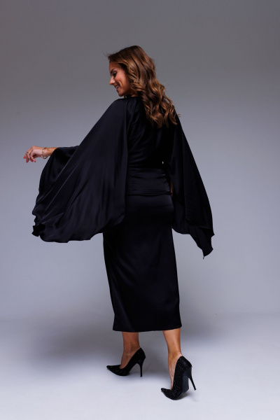 Платье AURA otd 3228 черный - фото 6