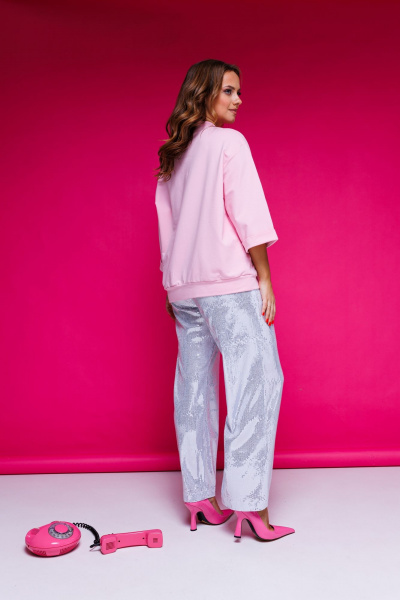 Брюки AURA otd 4116 серебро - фото 8