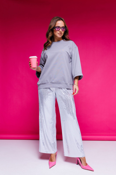 Футболка AURA otd 2126 серый - фото 10