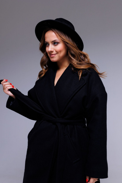 Пальто AURA otd 7031 черный - фото 2