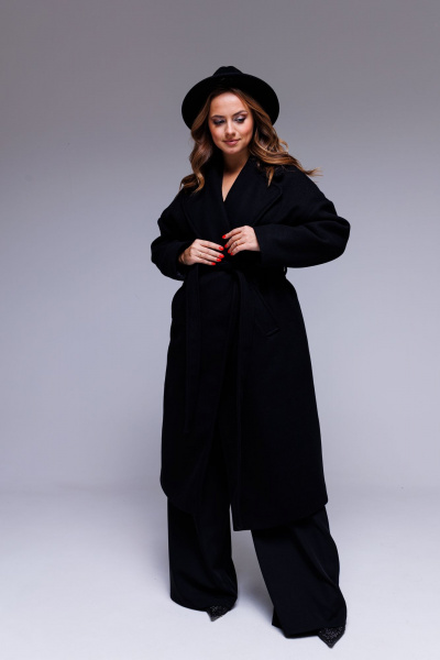 Пальто AURA otd 7031 черный - фото 5