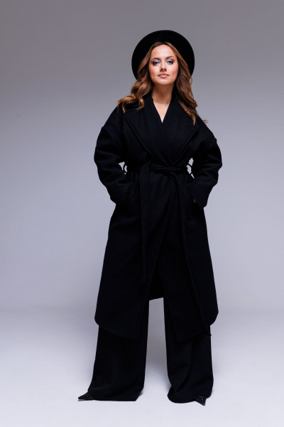 Пальто AURA otd 7031 черный - фото 1