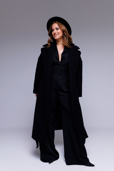 Пальто AURA otd 7031 черный - фото 4