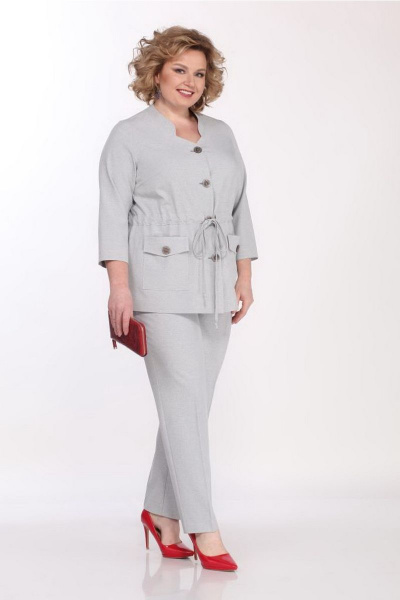 Брюки, жакет Djerza 2002 серый - фото 2