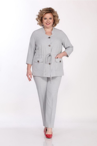 Брюки, жакет Djerza 2002 серый - фото 4