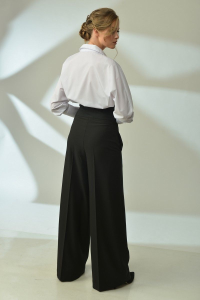 Палаццо брюки с расширенными низом из текстиля MAX 2-033 - фото 4