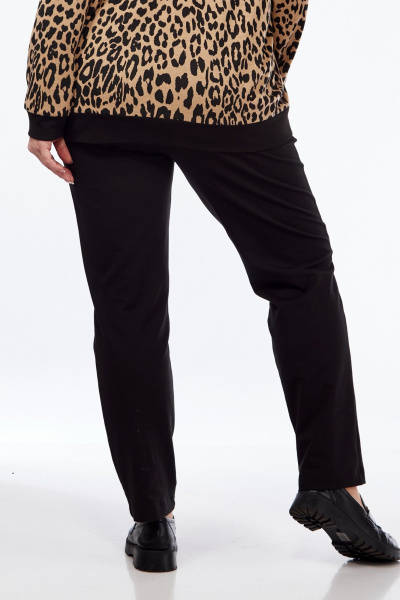 Демисезонные спортивные брюки из трикотажа на резинке и с карманами Элль-стиль 2257 - фото 4