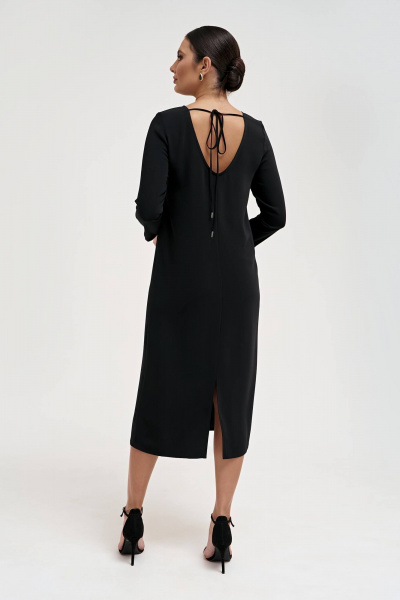 Платье свободного силуэта миди с вырезом и разрезом FOXY FOX 1543 - фото 7