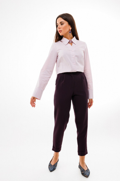 Брюки Anelli 702.1 слива - фото 5