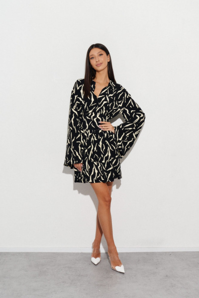 Демисезонное платье из вискозы для повседневных образов ANNETE A3415 - фото 1