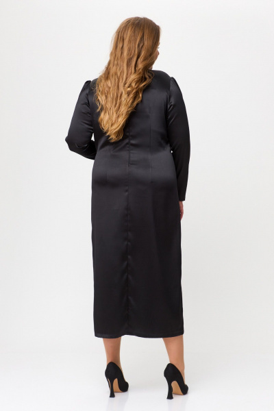 Нарядное платье с запахом, разрезом и длинным рукавом STEFANY 874 - фото 5