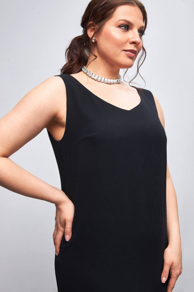 Платье с накидкой и длинным рукавом из текстиля для особых случаев Femme & Devur 80250 1.32BF(170) - фото 4