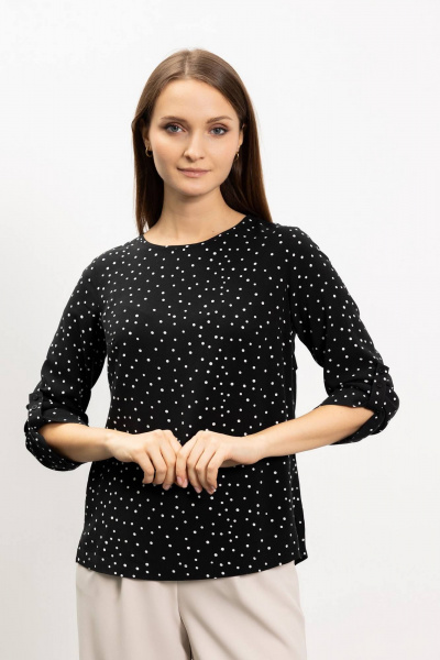 Блуза на каждый день из вискозы с принтом и рукавом 7/8 Femme & Devur 70648 2.34F(170) - фото 1