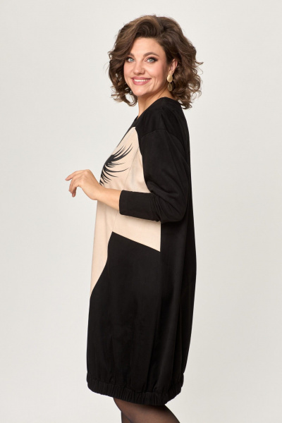 Платье ANASTASIA MAK 1133 чёрный - фото 4