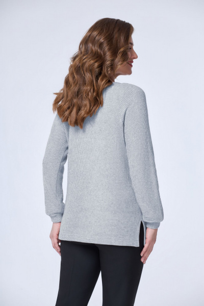 Джемпер DaLi 8001 серо-голубая - фото 2