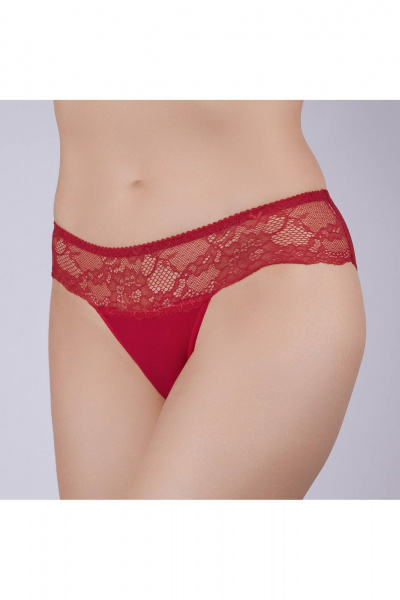 Трусы из эластичного трикотажного хлопка Verally 1040-3 красный - фото 3