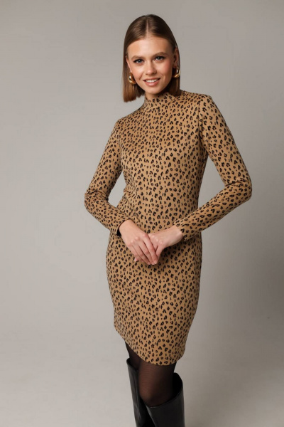 Платье из трикотажа полуприлегающего силуэта PUR PUR 11-248/1 - фото 4