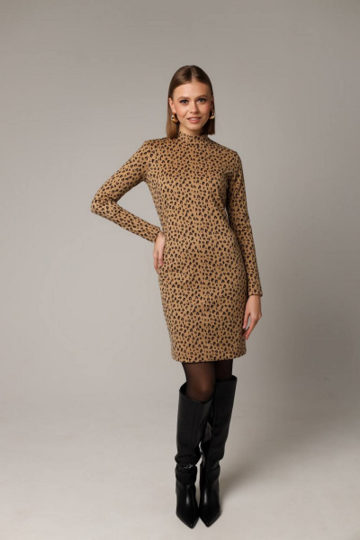 Платье из трикотажа полуприлегающего силуэта PUR PUR 11-248/1 - фото 6