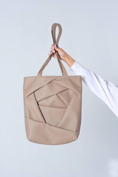 Стильный шопер из экоколожи для ежедневного образа MT.Style shROSE2 iris - фото 2