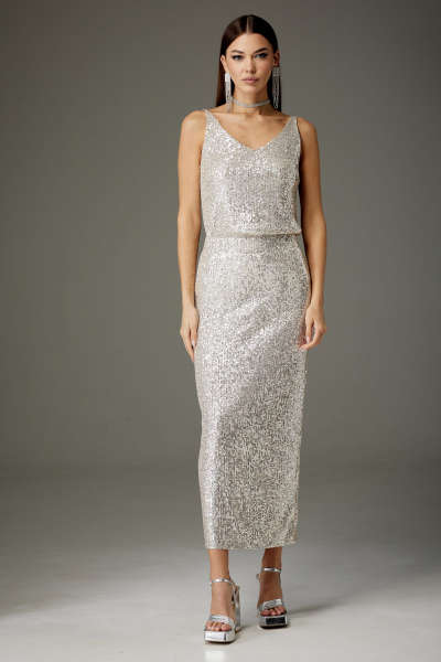 Трехпредметный нарядный костюм из пайеток и текстиля N.O.W. 1362 - фото 4