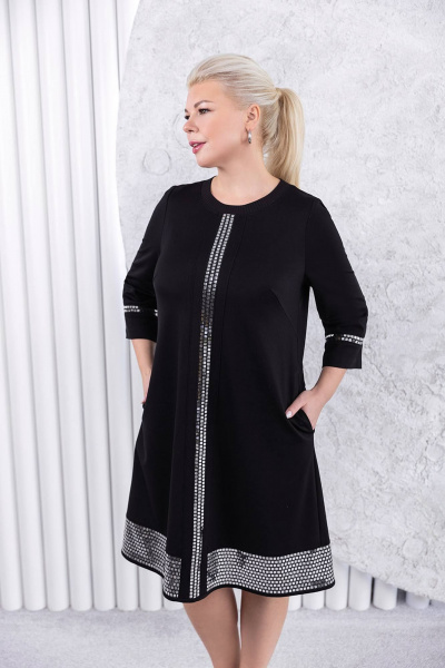 Платье ASV 2665 черный - фото 7