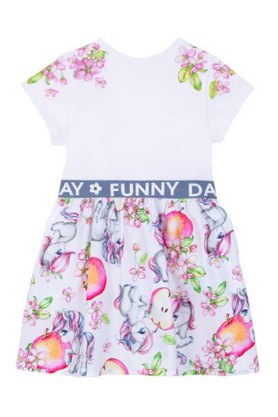 Платье на каждый день для девочки из хлопка с принтами Bell Bimbo 200039 набивной - фото 2