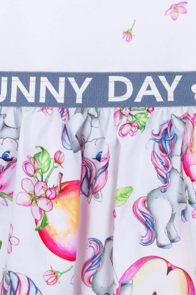 Платье на каждый день для девочки из хлопка с принтами Bell Bimbo 200039 набивной - фото 3