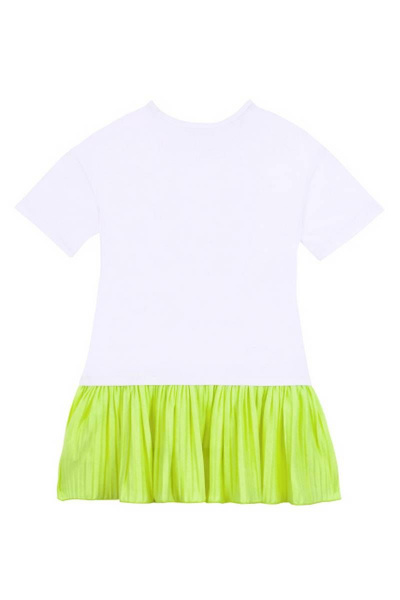 Платье на каждый день с пайетками и вышивкой для девочки Bell Bimbo 200048 белый - фото 3