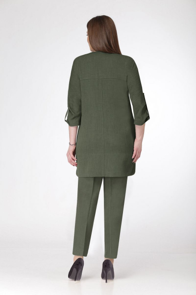 Брюки, жакет VOLNA 1098 хаки - фото 2