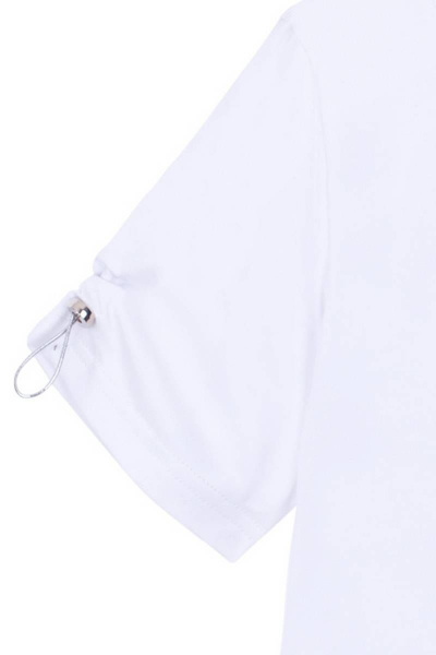 Футболка с принтом и декоративными элементами для девочки Bell Bimbo 200103 белый - фото 4