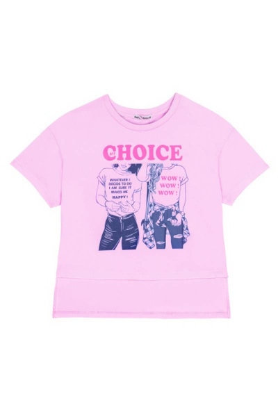 Детская майка из хлопка с удлиненной спинкой Bell Bimbo 200110 св.розовый - фото 2